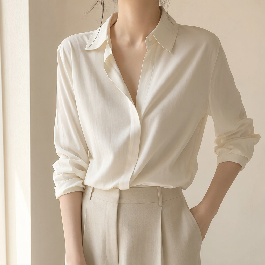 Soft Shirt의 실루엣과 분위기를 보여주는 상세 메인 이미지